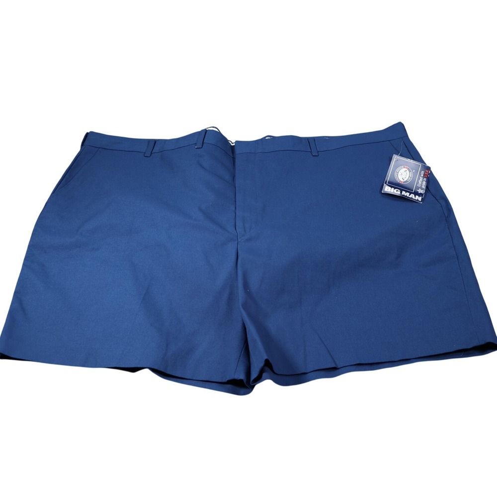 Knightsbridge Shorts Mens 48 Blue Chino Big & Tall 11in Inseam Relaxed Fit‎